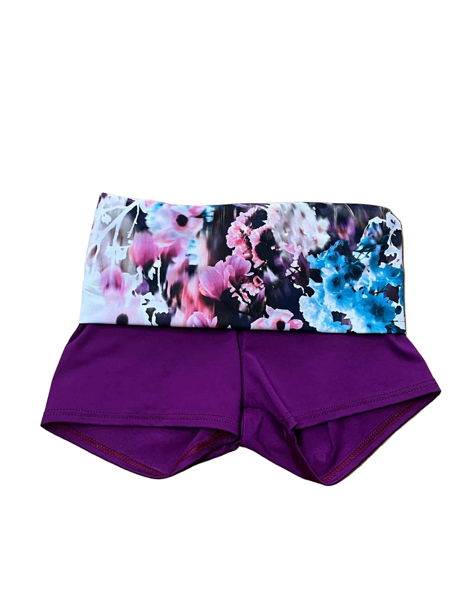Floral High-Waist Booty Short