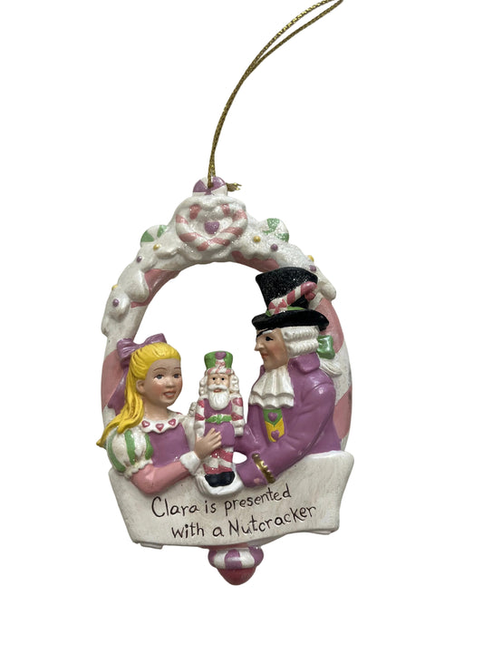 "Clara Is Presented With A Nutcracker" Ornament