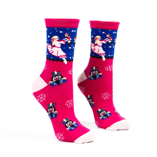 Dreaming Clara & Her Nutcracker Socks