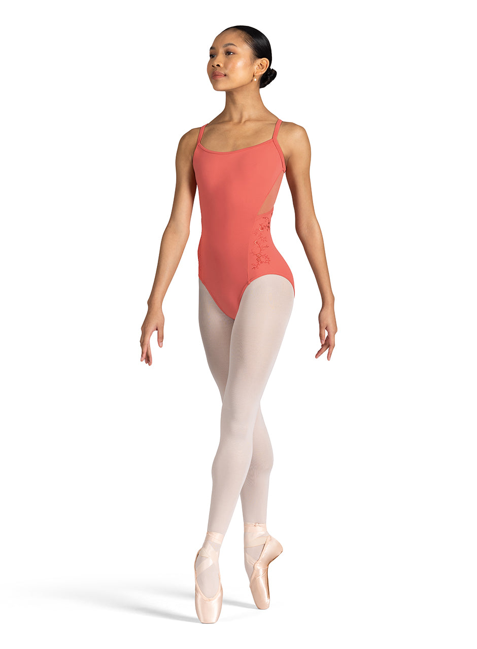 Zinnia Open Back Mesh Leotard