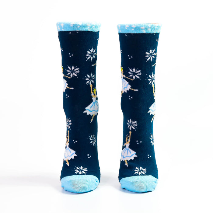 Snow Scene Dancers Socks