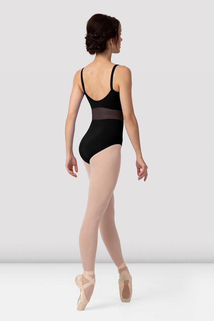 Boutique Mesh Panel Camisole Leotard