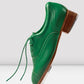 Ladies Jason Samuels Smith Smooth Leather Tap Shoes - Emerald Green