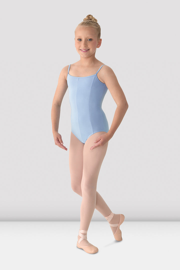 Mirella 207 Cotton Princess Seam Camisole Leotard - Youth