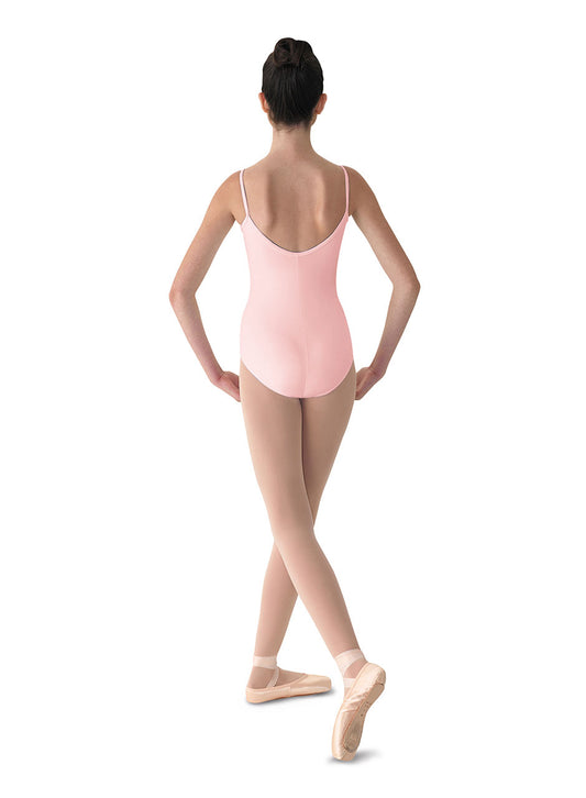 Mirella 207 Microlux Princess Seam Camisole Leotard - Adult Pink