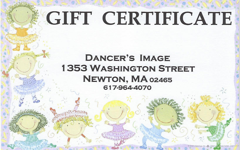 Dancer's Image Online Gift Card