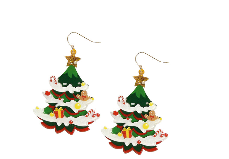 Christmas Tree Earrings