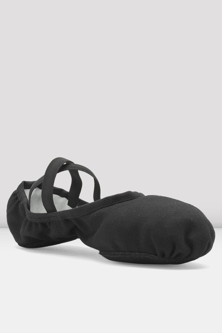 Performa Stretch Canvas Ballet Shoes - Black