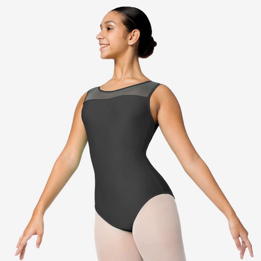 Gem Tank Leotard with Keyhole Back