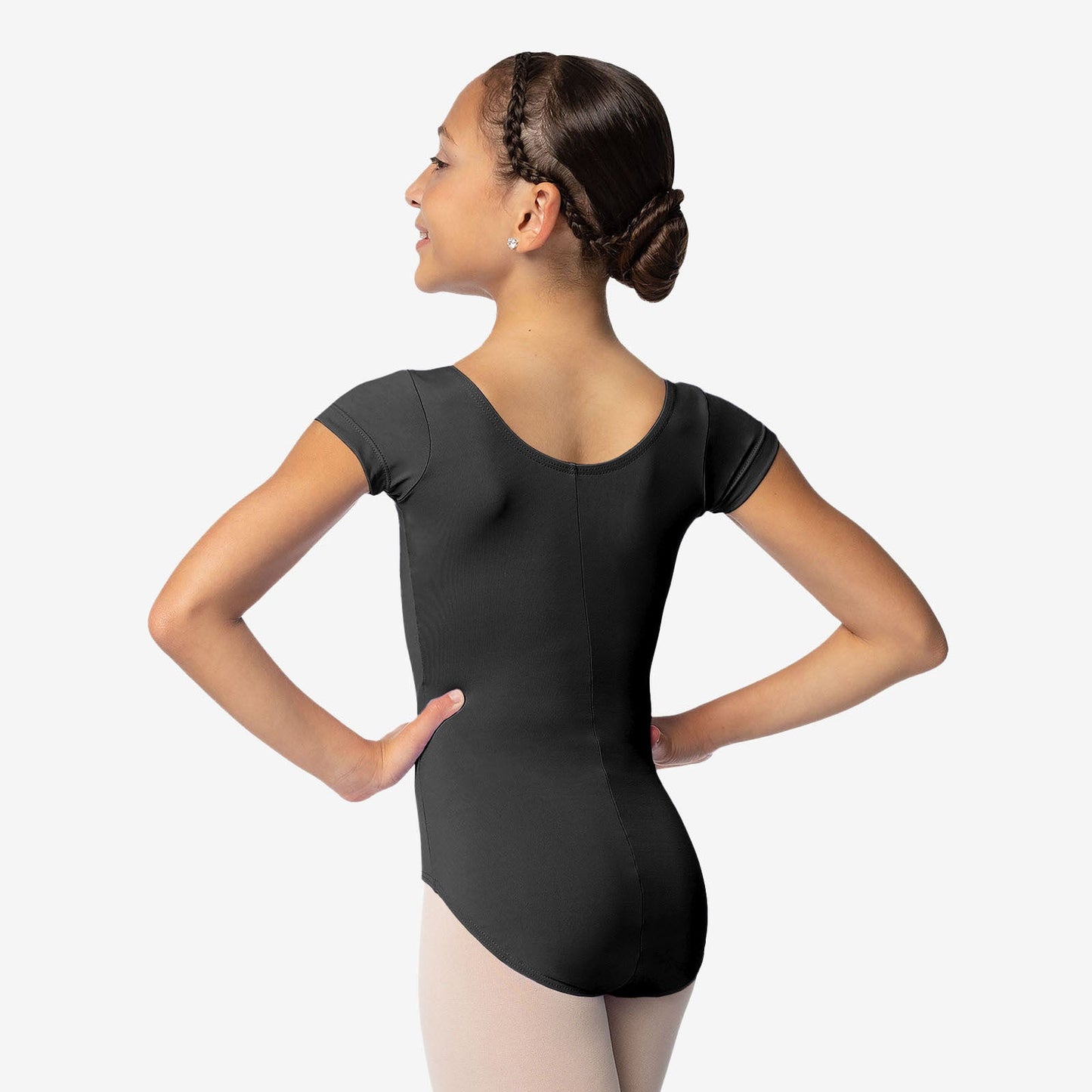 Trissie Seamed Cap Sleeve Leotard