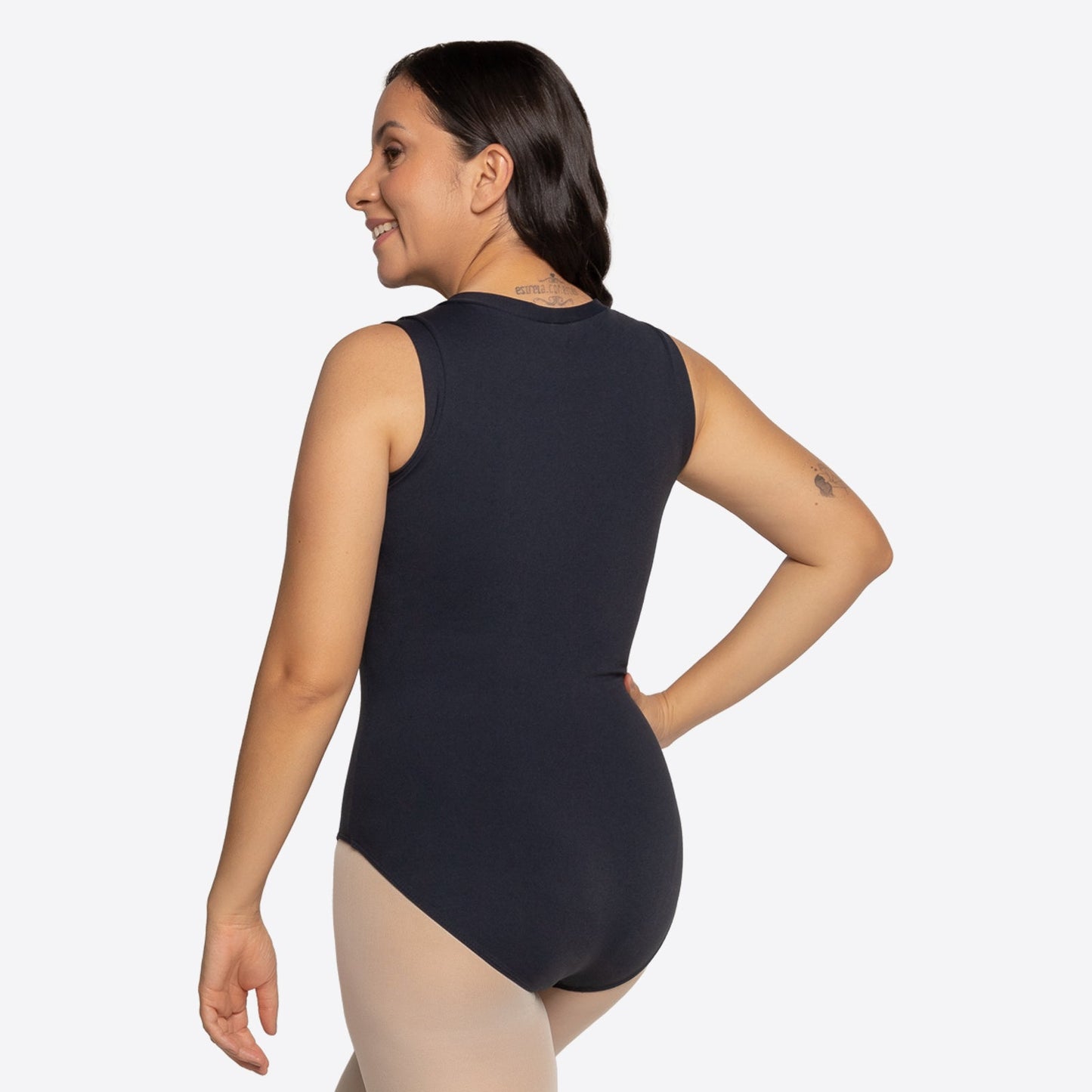 Yvonna Mock Wrap Front Leotard