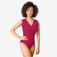 Yvonna Mock Wrap Front Leotard