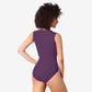 Yvonna Mock Wrap Front Leotard