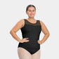 Gemina Keyhole Back Curvy Tank Leotard