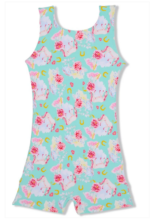 Pony Bouquet Playsuit Biketard
