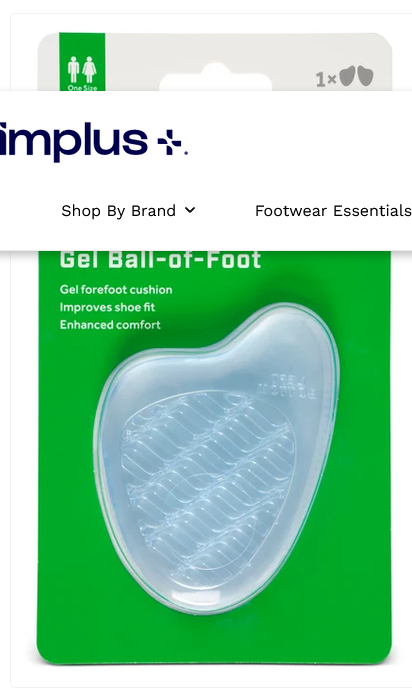 Sof Comfort Gel Ball-of-Foot Cushion