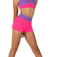 Two-Tone Mesh Bra Top