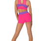 Two-Tone Mesh Bra Top