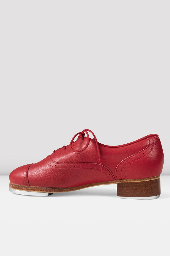 Mens Jason Samuels Smith Tap Shoe - Red Pebble Leather