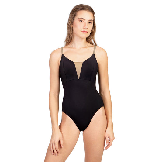 Mesh Inset Camisole Leotard