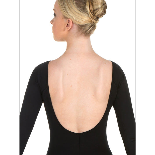 Pinch Front 3/4 Sleeve Leotard