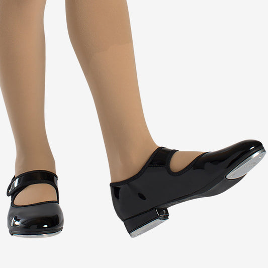 Taki Vegan Velcro Strap Tap Shoe - Youth
