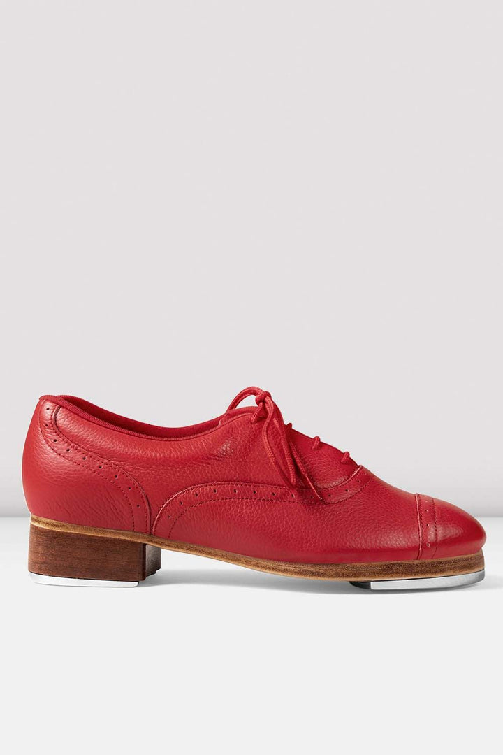 Mens Jason Samuels Smith Tap Shoe - Red Pebble Leather