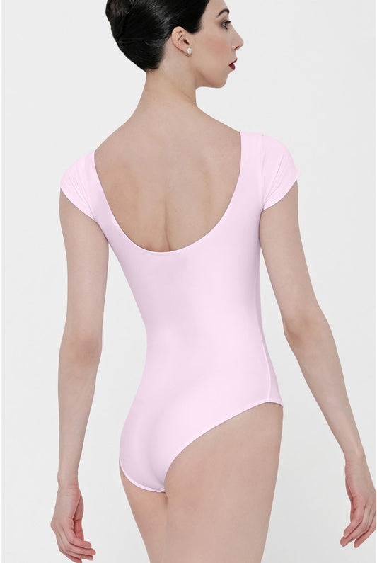 Candide Ladies Short Sleeve Leotard (Pink)