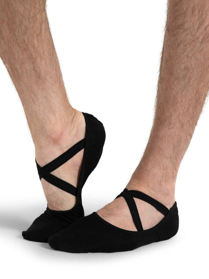 Hanami Adult Stretch Canvas Ballet Shoe - Black