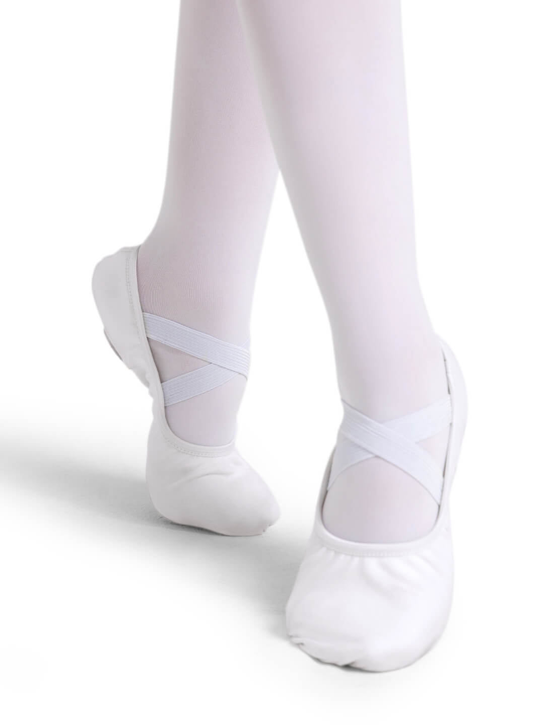Hanami Adult Stretch Canvas Ballet Shoe - White