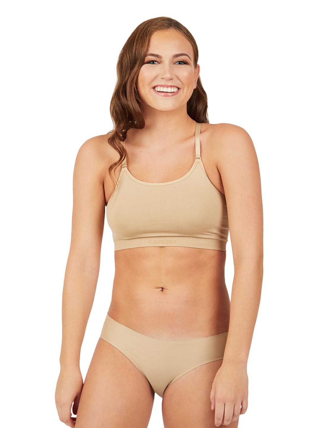 Seamless Convertible Longline Bra - Girls