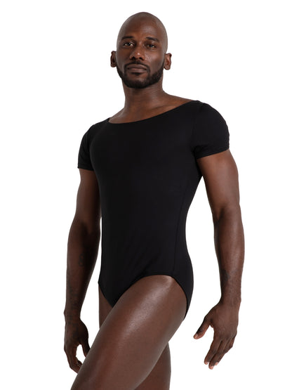 Studio Collection Short Sleeve Mens Leotard
