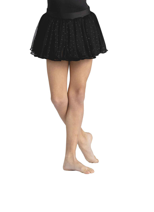 Carmen Polka Dot Mesh Skirt