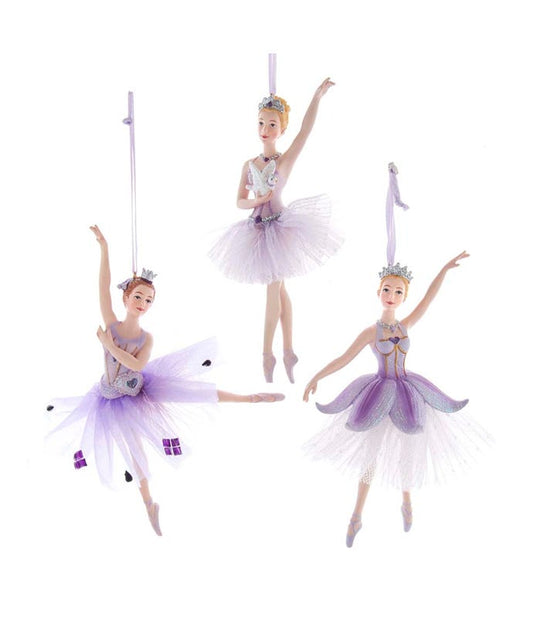 Royal Splendor Purple Ballet Ornament