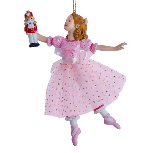 Pink Clara Ballerina Ornament