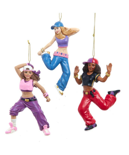Hip Hop Girl Dancer Ornament