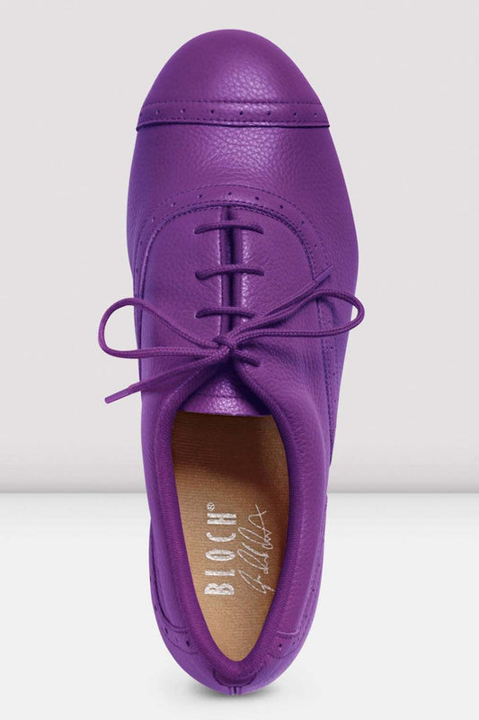 Ladies Jason Samuels Smith Tap Shoe - Purple Pebble Leather