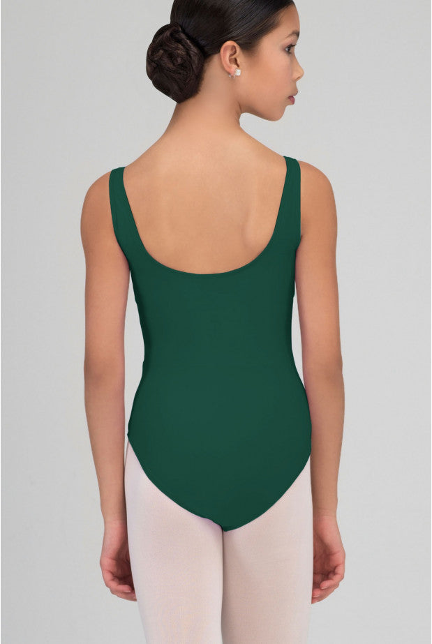 Faustine Youth Pinch Front Tank Leotard