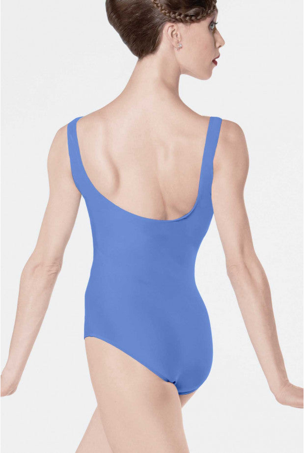 Faustine Ladies Pinch Front Tank Leotard (French Blue)