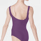Faustine Ladies Pinch Front Tank Leotard (Prune)