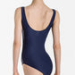 Faustine Ladies Pinch Front Tank Leotard (Navy)