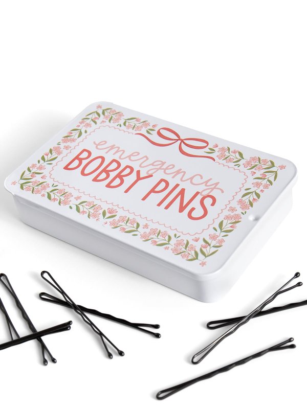 Emergency Bobby Pins Travel Tin