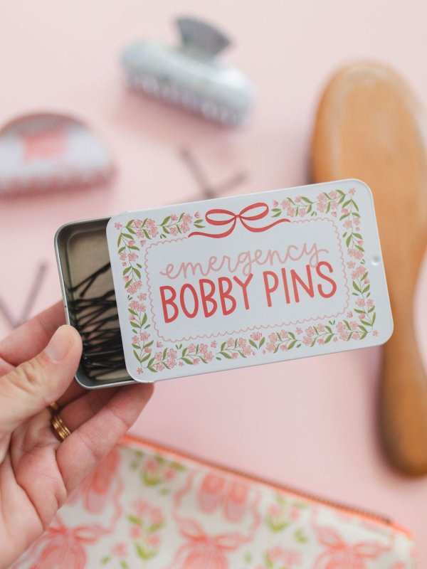 Emergency Bobby Pins Travel Tin