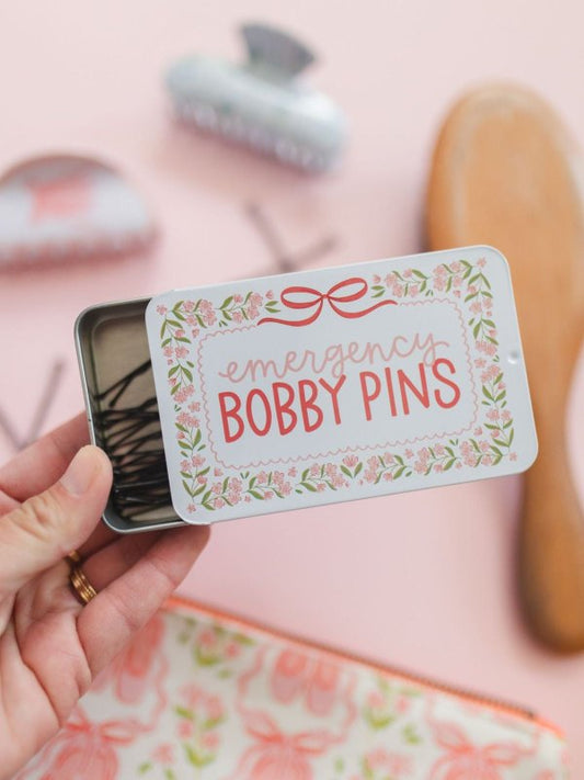 Emergency Bobby Pins Travel Tin