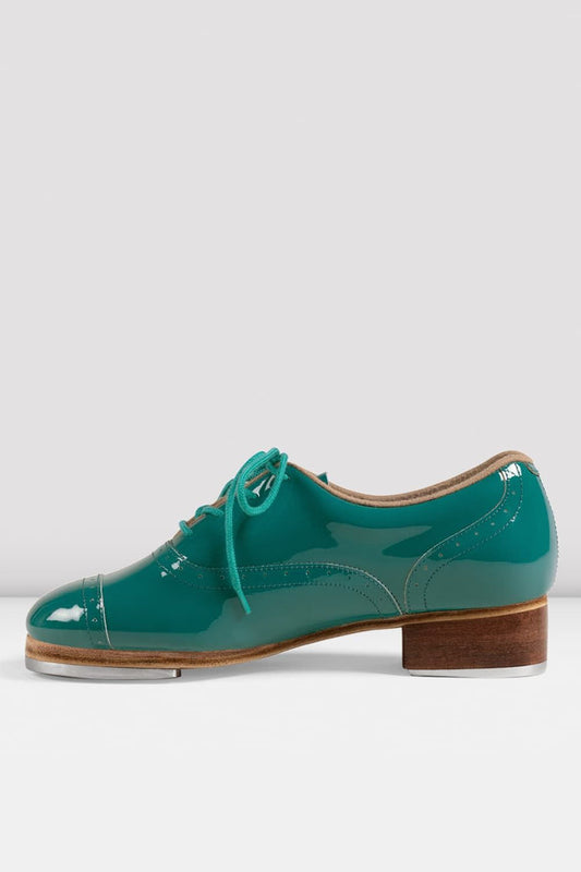 Ladies Jason Samuels Smith Patent Tap Shoes - Verdigris
