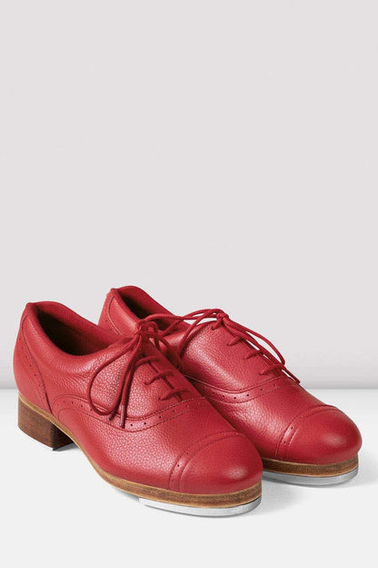 Mens Jason Samuels Smith Tap Shoe - Red Pebble Leather