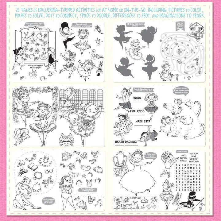 Pretty Ballerinas Little Book of Big Fun Activity Book