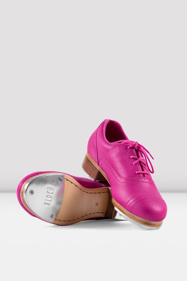 Jason Samuels Smith Ladies Tap Shoe - Fuchsia Pebble Leather