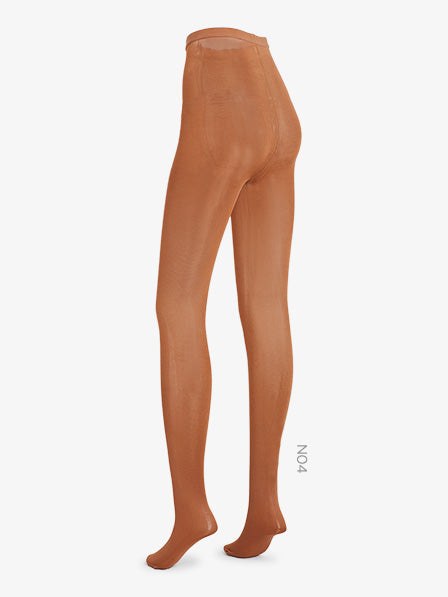 True Bare Shiny Footed Tights