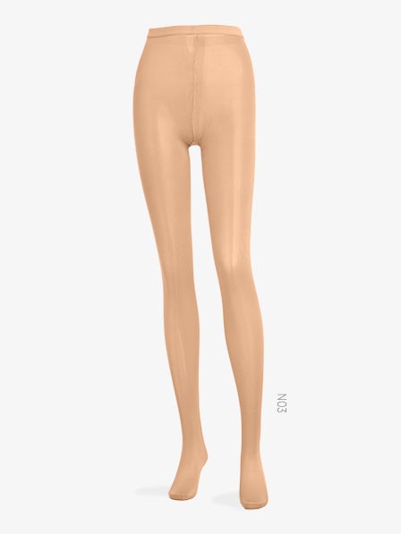 True Bare Shiny Footed Tights